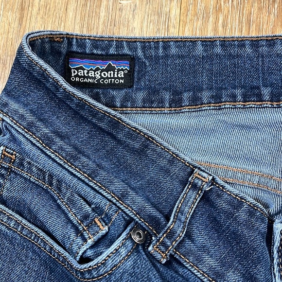 Patagonia Bootcut Jeans Blue Denim Medium Wash Women's Size 30 EUC Mid Rise - Picture 5 of 14